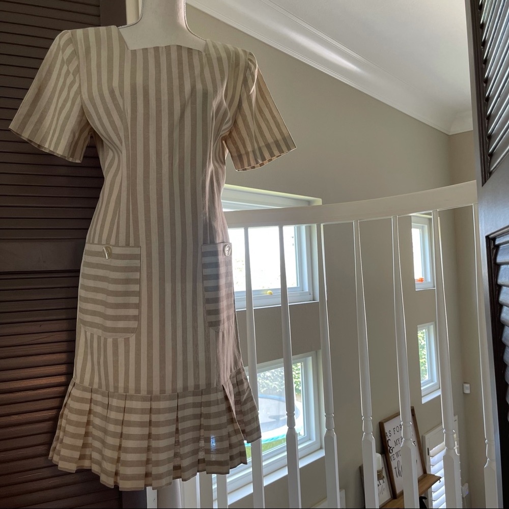 Architect dress beige/cream vintage size 10